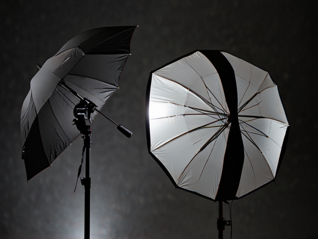 Softbox vs. Paraguas